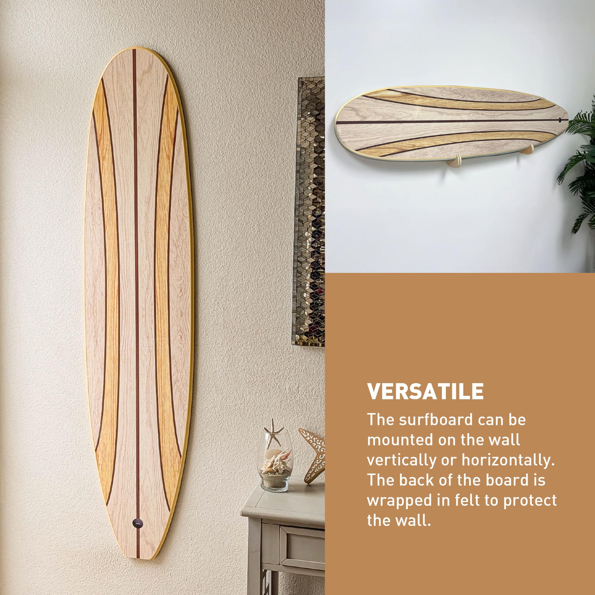 Amazon.com: Surfboard Longboard Wall Decoration Décor - Hangs